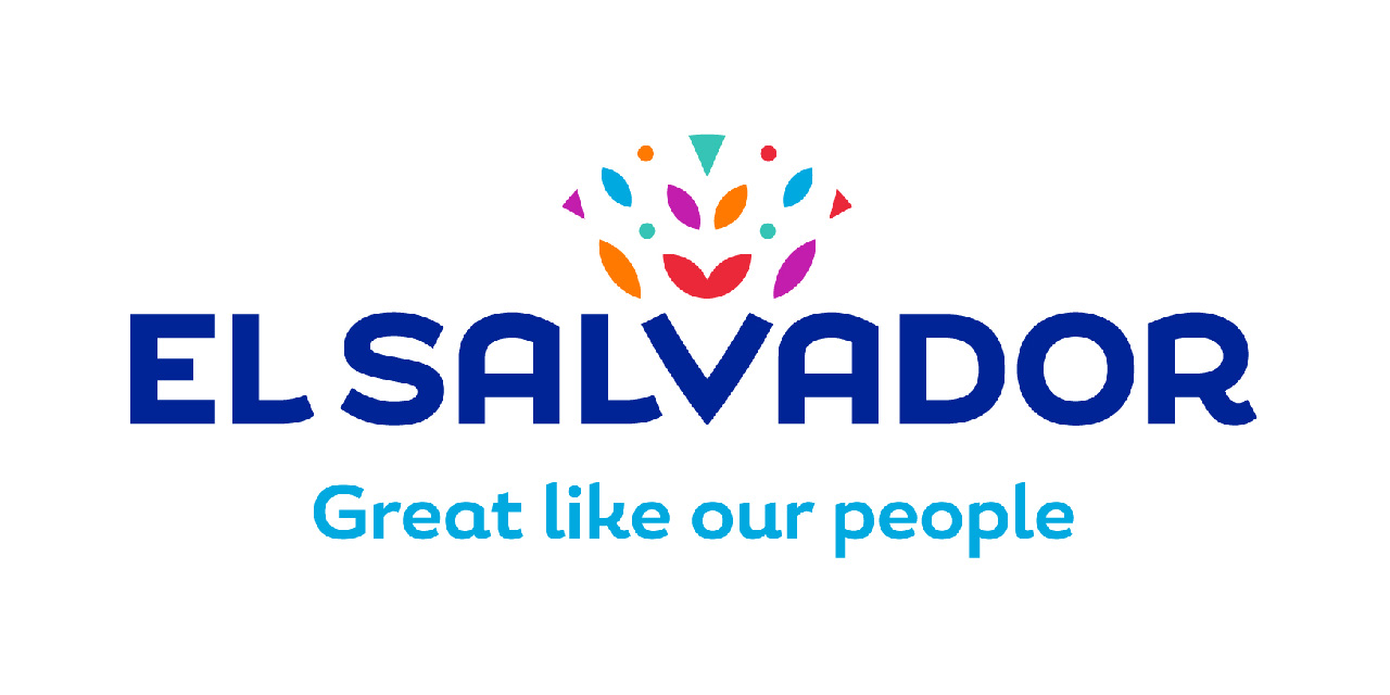 el salvador great like our people san salvador national brand logo