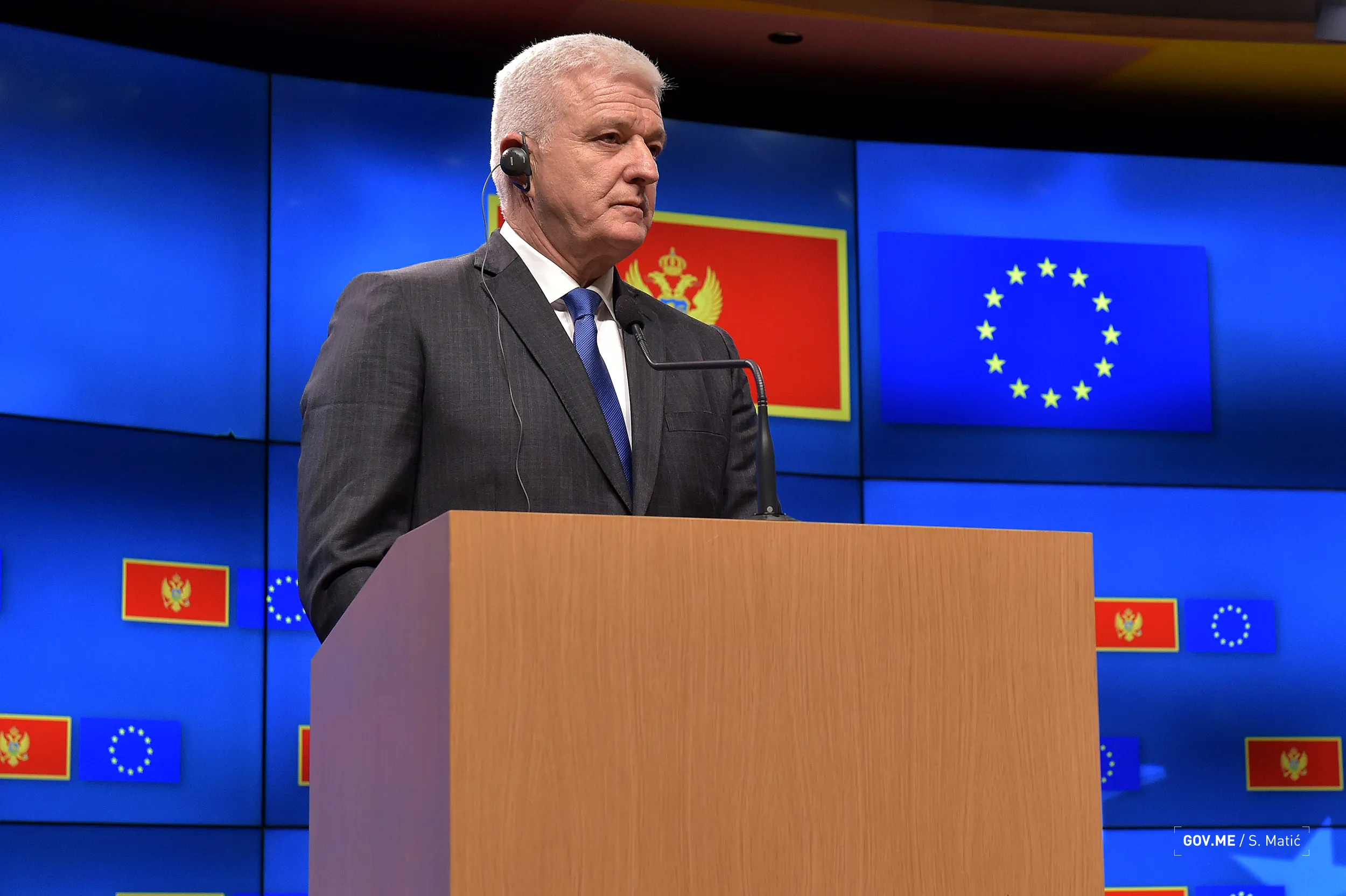 Prime Minister PM premijer Predsjednik Vlade Crne Gore Duško Marković u Briselu sa najvišim zvaničnicima EU