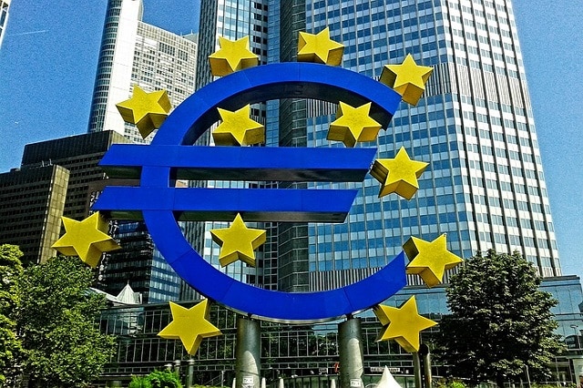 ecb euro zone eurosystem euro area monetary policy policies fiscal decisions european central bank eu euro symbol