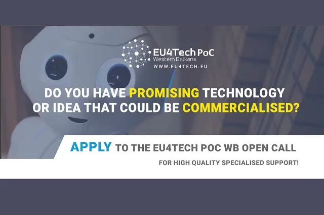 eu4tech PoC eu4tech.eu konkurs za projekte provjere koncepta montenegro crna gora tech tehnologija inovativnost fintech inno